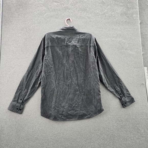 KUHL Men Button Up Shirt L Gray Descendr Flannel Outdoor Long Sleeve Work - Picture 9 of 9